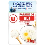Farine de blé pâtissière T45  paquet de 1Kg