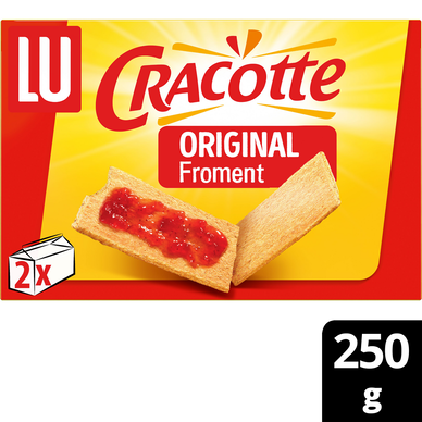 Biscottes au froment CRACOTTE - Paquet de 250g