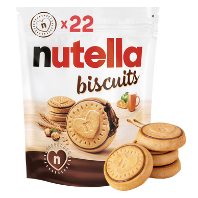 Biscuits fourrés NUTELLA  x22 - 304g