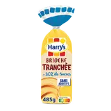 Brioche Tranchée allégée en sucre sans additifs HARRYS - 485g