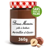Pâte à tartiner noisette cacao BONNE MAMAN 360g