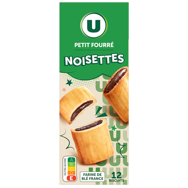 Gâteaux P'tits fourrés noisettes, 225g