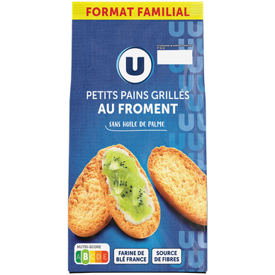 Petits pains grillés au froment  400g