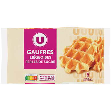 Gaufres liégeoises perles de sucre  275g