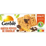 Biscuits Goûter aux pépites de chocolat  GERBLE  -  3x4,  250g