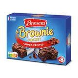 Mini brownies aux pépites de chocolat BROSSARD, 240g