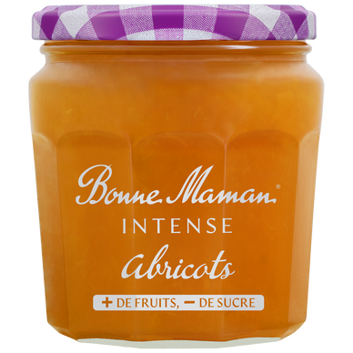 Confiture d'abricot intense BONNE MAMAN, 335g