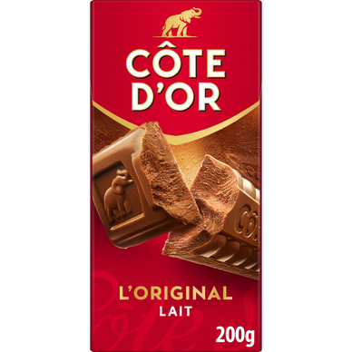 Chocolat au lait COTE D'OR - Tablette de 200g