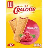 Biscottes fourrées à la framboise CRACOTTE - Paquet de 200g