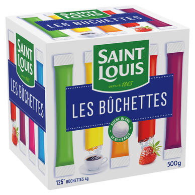 Bûchette sucre poudre SAINT LOUIS 4g x 125 doses