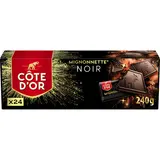 Chocolat noir mignonnettes COTE D'OR - Boîte de 24 - 240g