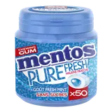 Chewing-gum Pure Fresh Mint s/sucres MENTOS, 50 dragées 100g