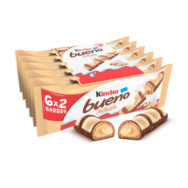 Gâteau KINDER bueno white, x6 soit 234g
