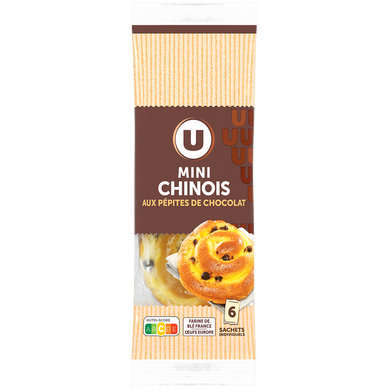 Mini chinois aux pépites de chocolat  x6  -  300g