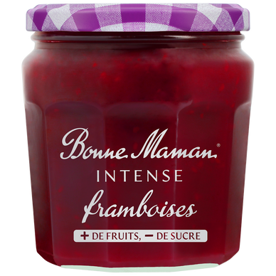 Confiture framboise intense BONNE MAMAN, 335g