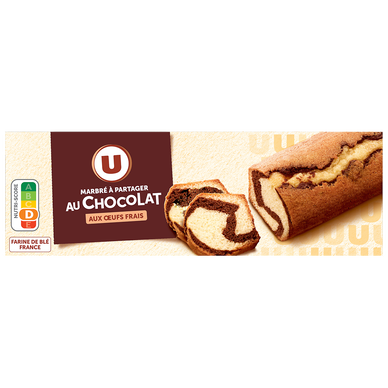 Gâteau marbré chocolat  étui de 300g