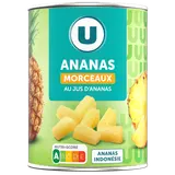 Ananas Morceaux Pur Jus - boîte 3/4 - 340g