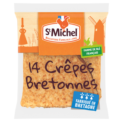 Crêpes bretonne nature - ST MICHEL - x14 - 367g