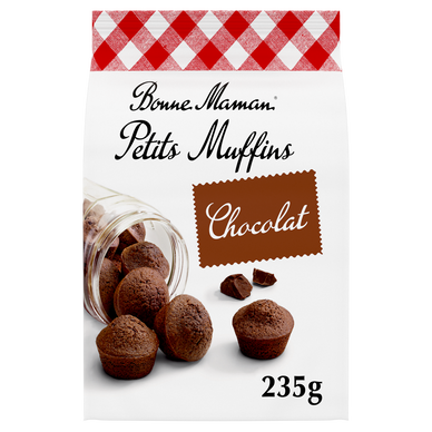 Petits muffins chocolat - BONNE MAMAN - x17 - 235g