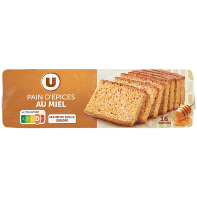 Pain d'épices au miel  paquet de 350g
