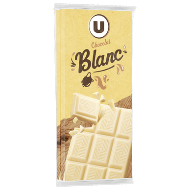Chocolat blanc  2 Tablettes de 100g