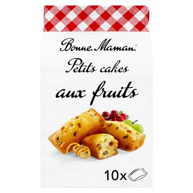 Petits cakes aux fruits - BONNE MAMAN - x10 - 300g