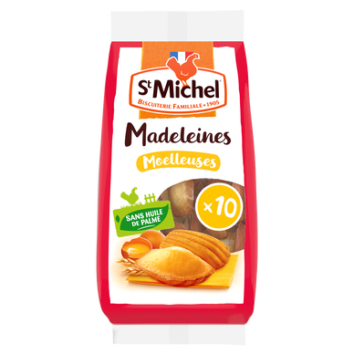 Madeleines natures - ST MICHEL - x10 - 250g