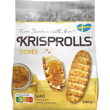Petits pains suédois dorés  KRISPROLLS - Paquet de 240g