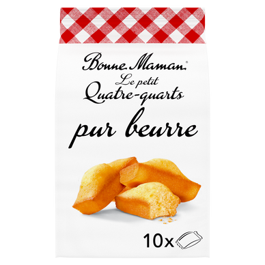 Petits quatre-quarts pur beurre - BONNE MAMAN - x10 - 300g