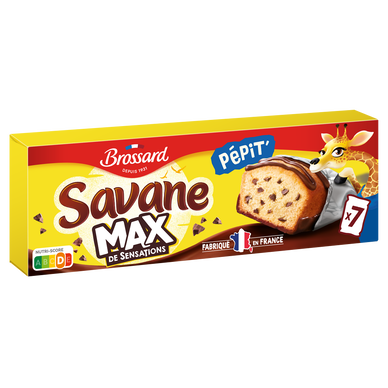Gâteau SAVANE Max pepit BROSSARD, x7, 210g