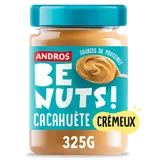 Pâte à tartiner be nuts! cacahuète crémeux ANDROS, pot 325g