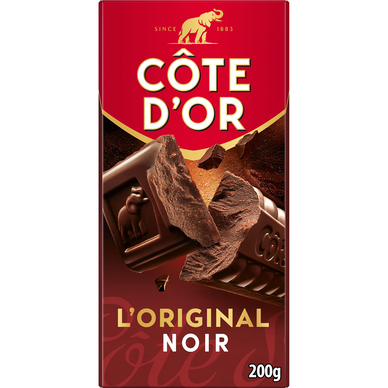 Chocolat noir L'Original COTE D'OR - Tablette de 200g