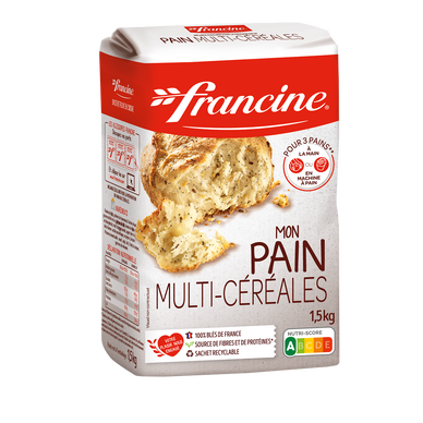 Préparation pour pain multi-céréales FRANCINE, 1,5kg