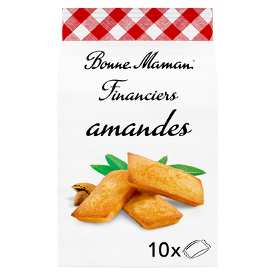 Gâteaux Financiers amande - BONNE MAMAN - x10 - 250g