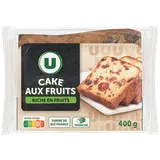 Cake aux fruits prétranché U 400g