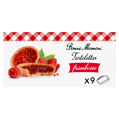 Tartelettes framboise - BONNE MAMAN - x9 - 135g