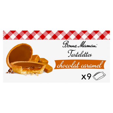 Tartelettes chocolat caramel - BONNE MAMAN - x9 - 135g