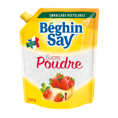 Sucre poudre BEGHIN SAY, doypack 750g