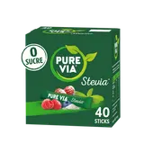 Sucre PURE VIA, boîte de 40 sticks soit 60g