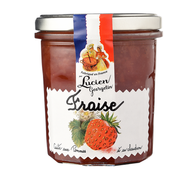 Préparation de fraises les recettes cuites au chaudron LUCIEN GEORGELIN, 320g