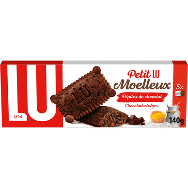 Gâteaux moëlleux au chocolat LU - Boîte de 140g