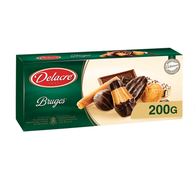 Assortiment de biscuits brugge DELACRE 200g