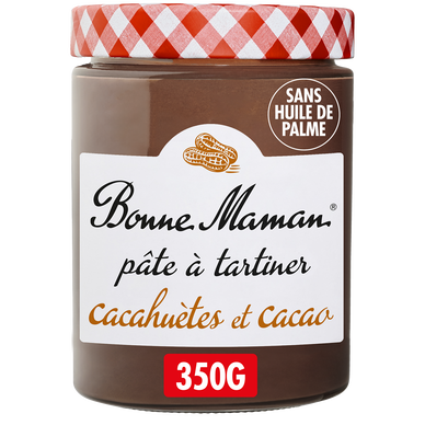 Pâte à Tartiner Cacahuète et Cacao Bonne Maman 350g