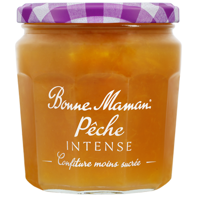 Confiture pêche intense BONNE MAMAN, 335g