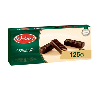 Biscuits Gaufrette au chocolat noir Matadi DELACRE - 125g