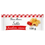 Biscuits sablés framboise sésame - BONNE MAMAN - x14 - 150g