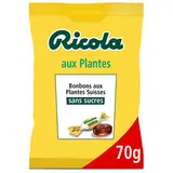 Bonbons sans sucre aux plantes et à la stévia RICOLA, 70g