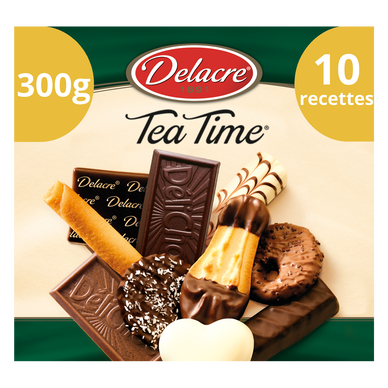 Biscuits Tea Time DELACRE boîte 300g