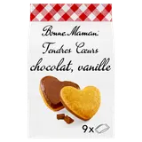 Gâteaux Tendre Coeur Chocolat - BONNE MAMAN - x9 - 225g