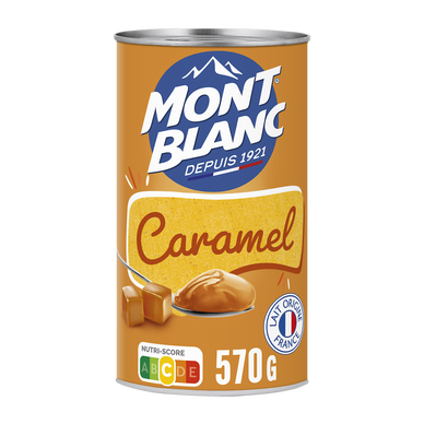 Crème dessert Boîte Caramel MONT BLANC, 570g